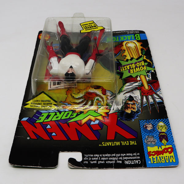 Vintage 1994 90s Toy Biz Marvel Comics The Evil Mutants X-Men X-Force Black Tom Action Figure No. 49521 Carded MOC With Power Bio-Blast!