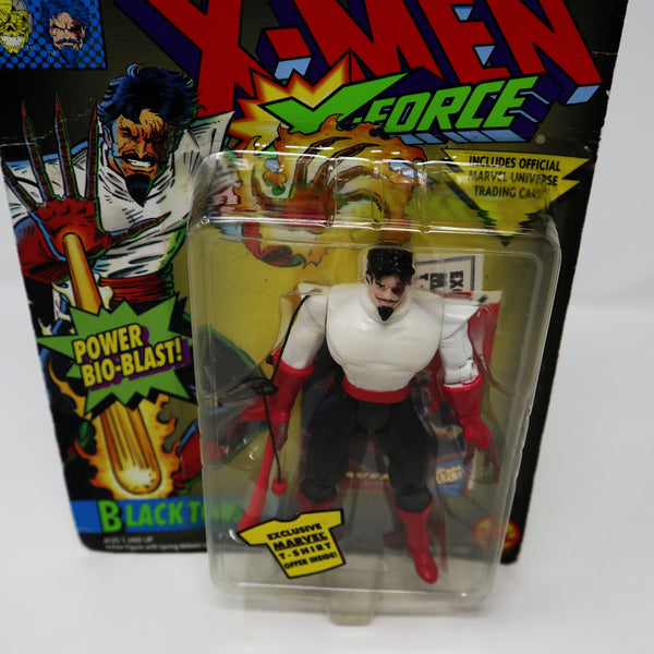 Vintage 1994 90s Toy Biz Marvel Comics The Evil Mutants X-Men X-Force Black Tom Action Figure No. 49521 Carded MOC With Power Bio-Blast!