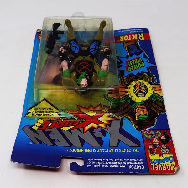 Vintage 1994 90s Toy Biz Marvel Comics X-Men X-Force Rictor Action Figure No. 49514 Carded MOC