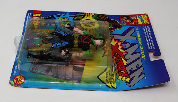 Vintage 1994 90s Toy Biz Marvel Comics X-Men X-Force Rictor Action Figure No. 49514 Carded MOC