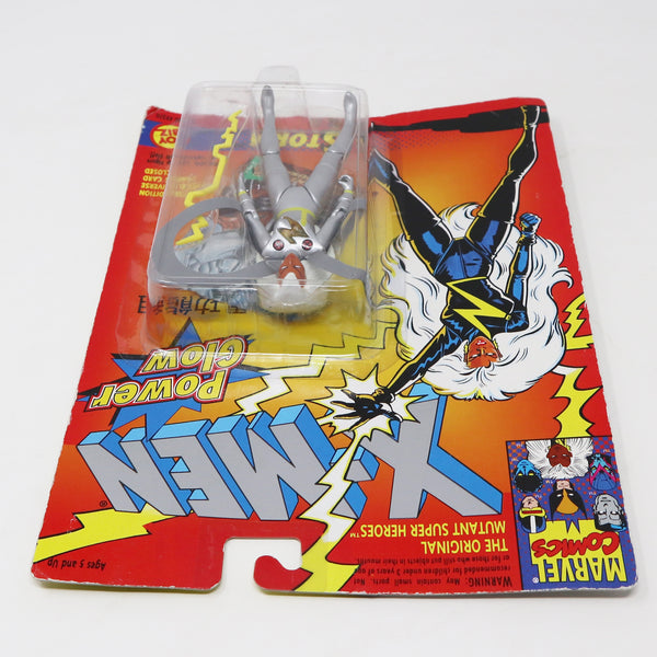 Vintage 1993 90s Toy Biz Marvel Comics X-Men Storm Action Figure No. 49370 Carded MOC With Power Glow Action!