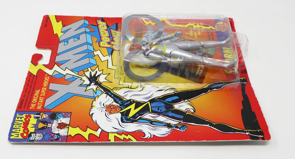 Vintage 1993 90s Toy Biz Marvel Comics X-Men Storm Action Figure No. 49370 Carded MOC With Power Glow Action!