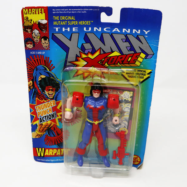Vintage 1993 90s Toy Biz Marvel Comics The Uncanny X-Men X-Force Warpath Action Figure No. 4954 Carded MOC With Thunder Punch Action!