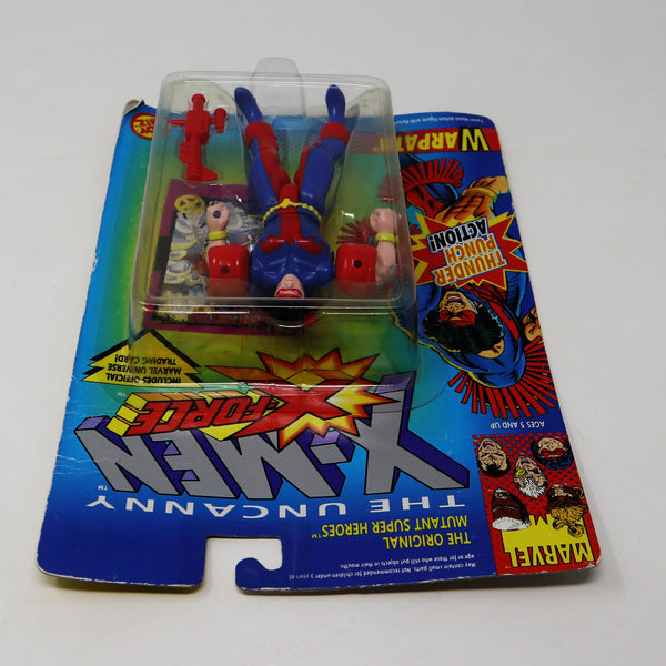 Vintage 1993 90s Toy Biz Marvel Comics The Uncanny X-Men X-Force Warpath Action Figure No. 4954 Carded MOC With Thunder Punch Action!